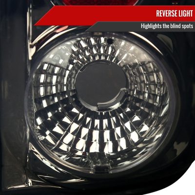 2003-2006 Ford Expedition Tail Lights Chrome Housing/Smoke Lens