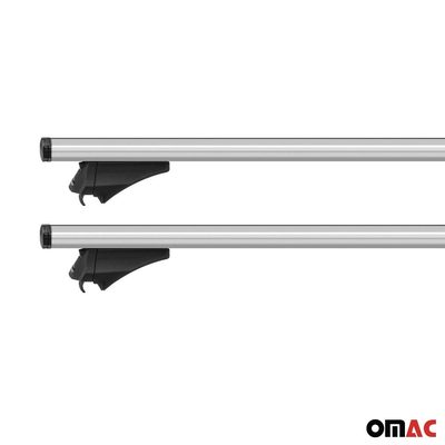 2025-2026 Infiniti QX80 Roof Rack Cross Bars Luggage Carrier Silver 2Pcs