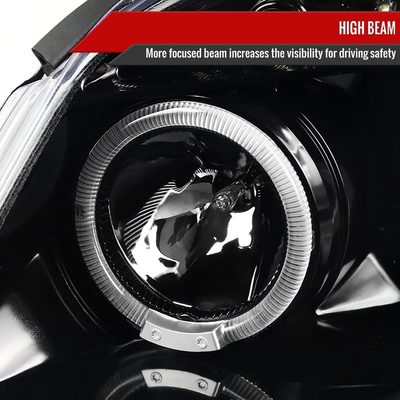 2005-2010 Chevy Cobalt Pontiac G5/Pursuit Projector Headlights Jet Black