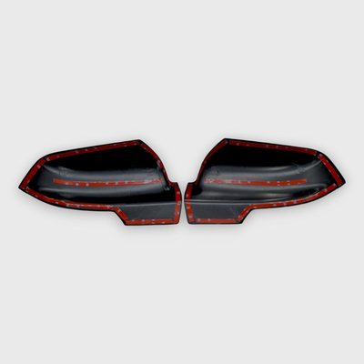 2019-2025 RAM RAM 1500 Mirror Cover Caps Gloss Black 2Pcs ABS Plastic