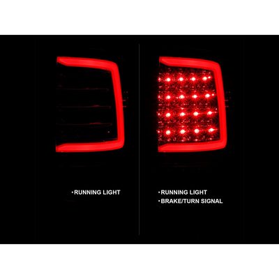 Anzo Red and Chrome LED Tail Lights 311320