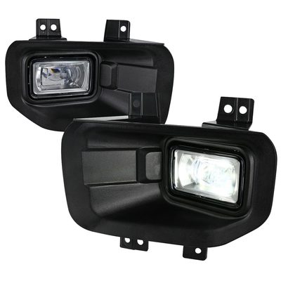 2015-2017 Ford F-150 6500K SMD LED Fog Lights Chrome Housing/Clear Lens