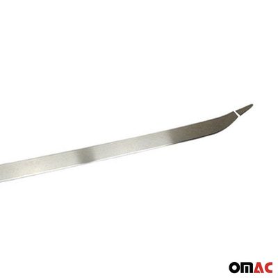 2015-2018 Jeep Renegade Rear Trunk Lid Molding Trim Steel Silver 3 Pcs