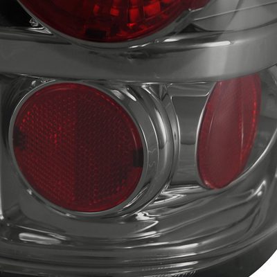 1997-2002 Ford Expedition Tail Lights Chrome Housing/Smoke Lens