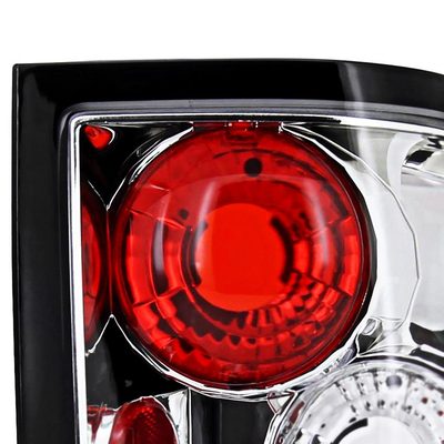 1993-1997 Ford Ranger Tail Lights Chrome Housing/Clear Lens