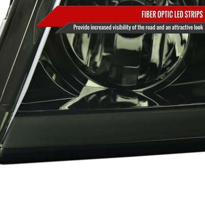 2004-2008 Ford F-150/ 06-2008 Lincoln Mark LT LED Bar Factory Headlights Chrome