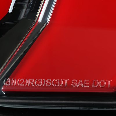 2010-2012 Ford Mustang Sequential LED Tail Lights Jet Black/Clear Lens