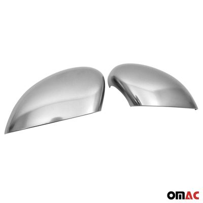 2011-2019 Ford Fiesta / B-Max Side Mirror Cover Caps Matt Stainless Steel 2 Pcs