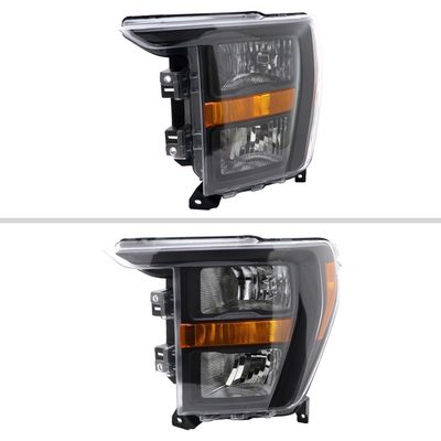 For Ford F-150 2021-2023 Factory Style Headlight Matte Black Housing Clear Lens Driver Side Only