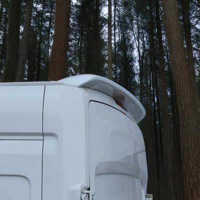 2015-2020 Ford Transit Rear Trunk Spoiler Wing White 1 Pc