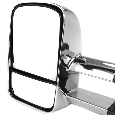 1988-2002 Chevy C/K C3500/Tahoe Yukon/Suburban Chrome Manual Towing Mirrors