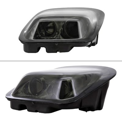 1997-2004 Chevy Corvette C5 H7 Projector Headlights Chrome/Smoke Lens