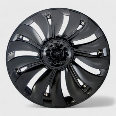 2020-2024 Tesla Y Wheel Cover Hubcaps Gloss Black 4Pcs ABS Plastic