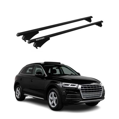 2018-2025 Audi Q5 SQ5 2.gen Roof Rack Cross Bars Black