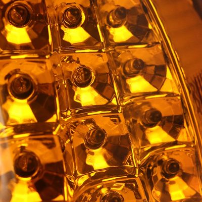 1992-1995 Honda Civic 2/3DR LED Corner Lights Chrome Housing/Amber Lens
