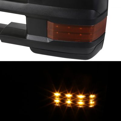 1988-2000 Chevy C/K Tahoe Yukon/Suburban Heated Towing Mirrors LED Turn Signal