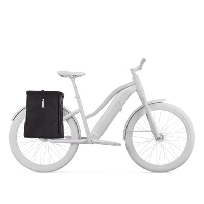 Alforjas Chasm Cargo Bin Thule color Negro de 25L con sistema InLock