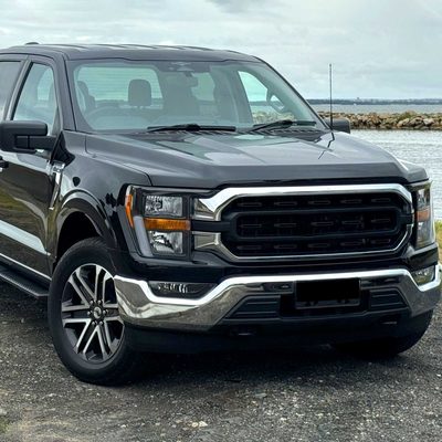 For Ford F-150 2021-2023 Factory Style Headlight Matte Black Housing Clear Lens Passenger Side Only