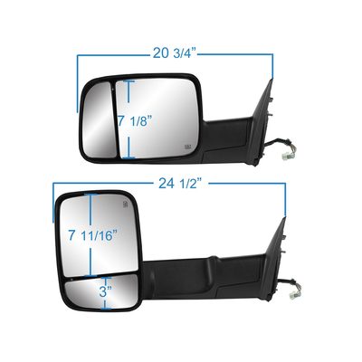 Fits 2012-2018 Ram 1500/2500/3500, 2019-2022 1500 Classic (KSR-60196C)