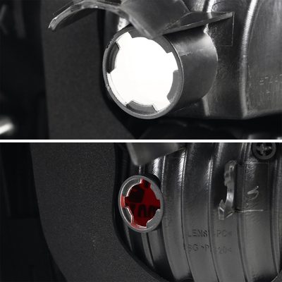 1999-2000 Honda Civic Sedan Tail Lights Chrome Housing/Red Clear Lens