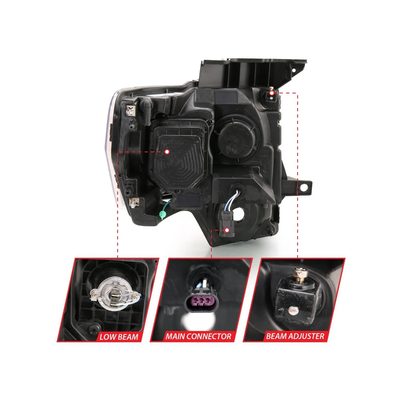 Anzo Chrome Switchback Projector Headlights 111444