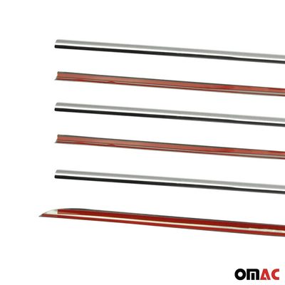 2003-2009 Toyota Land Cruiser Prado Window Molding Trim Streamer Stainless Steel 6x