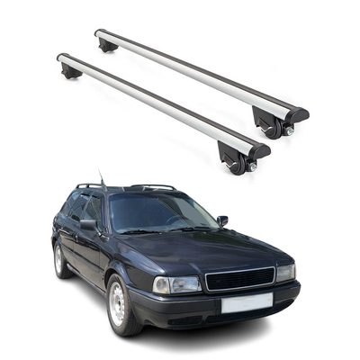 1988-1992 Audi 80 Avant Roof Rack Cross Bars Silver