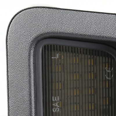2003-2018 Dodge RAM 1500 2500 3500 Rear LED License Plate Lights Black/Smoke