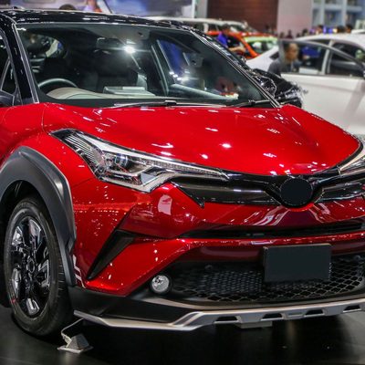 2018-2019 Toyota C-HR 12V/55W H11 Fog Lights Kit Chrome Housing/Clear Lens