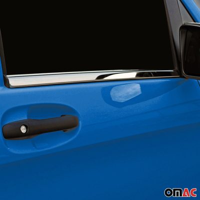 2016-2024 Mercedes Metris Window Molding Trim Streamer Stainless Steel 2Pcs
