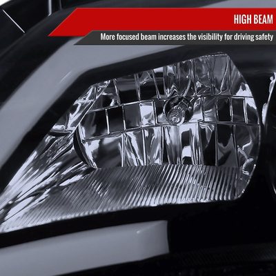 2008-2014 Subaru Impreza WRX / 08-2011 Outback Sport LED Bar Headlights Smoke