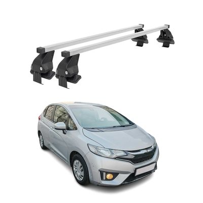 2015-2020 Honda Fit Roof Rack Cross Bars Silver