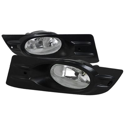 2006-2007 Honda Accord Coupe H11 Fog Lights Kit Chrome Housing/Clear Lens