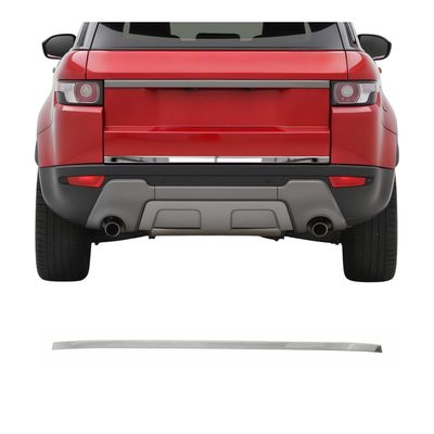 2012-2019 Land Rover Range Rover Evoque Rear Trunk Molding Trim Stainless Steel Silver
