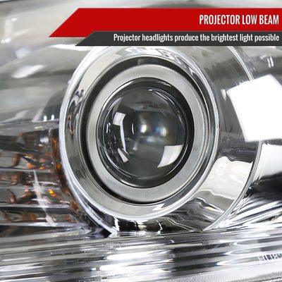2006-2010 Lexus IS250/IS350 SMD LED Light Strip Projector Headlights Chrome