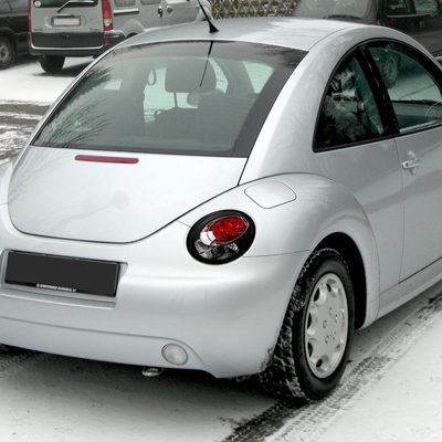 1998-2005 VW Beetle Tail Lights Matte Black Housing/Clear Lens