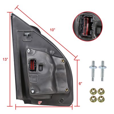 2017-2019 Ford F-250/350/450/550 Super Duty Heated & Manual Towing Mirrors