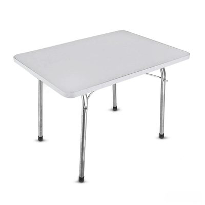 Folding Table Portable White Indoor Outdoor BBQ Picnic Party White Camp Table