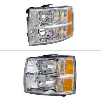 2007-2013 Chevy Silverado 1500/ 2500HD 3500HD Factory Headlights Chrome