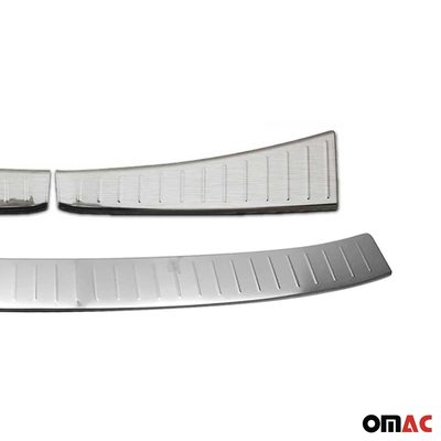 Rear Bumper Guard & Trunk Sill Cover Set for Ford Escape 2017-19 FL Brushed 3Pcs