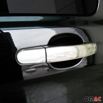 2015-2024 Ford Transit 150 Car Door Handle Cover Protector Stainless Steel 8 Pcs