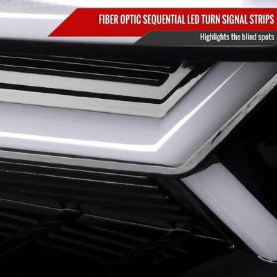 2015-2021 Subaru Impreza WRX/STI LED Bar Sequential Turn Signal Glossy Black