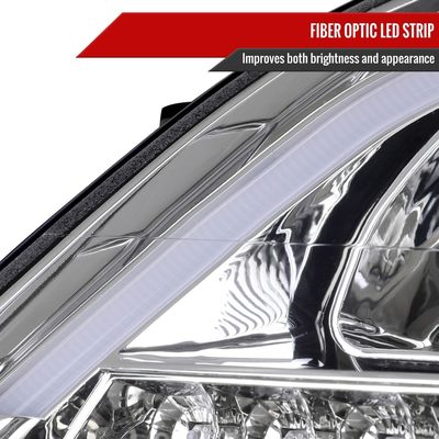 2009-2011 Mercedes Benz W164 ML-Class LED Sequetial Signal Headlights Chrome