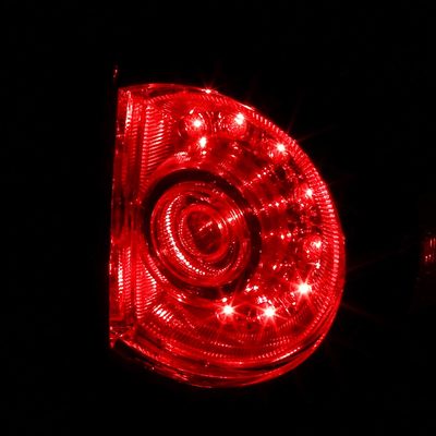 2005-2015 Toyota Tacoma LED Tail Lights Chrome Housing/Dark Smoke Lens