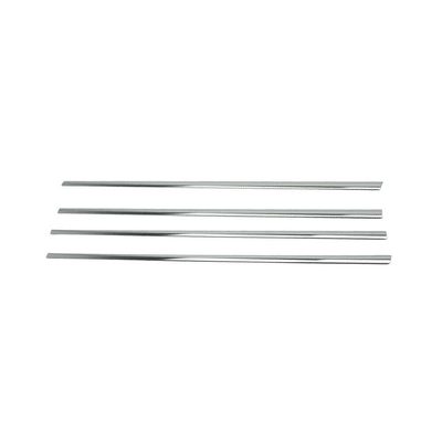 2011-2015 Chevrolet Aveo Sedan Window Molding Trim Streamer Stainless Steel Silver 4x