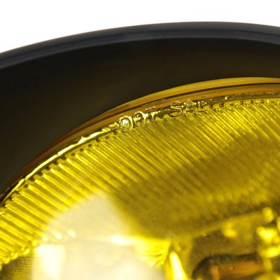 2009-2011 Honda Civic Coupe H11 Fog Lights Kit Chrome Housing/Yellow Lens