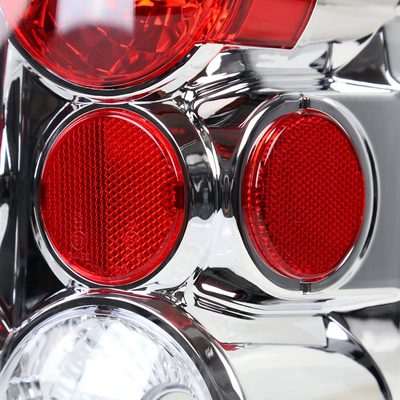 2003-2006 Ford Expedition Tail Lights Chrome Housing/Clear Lens