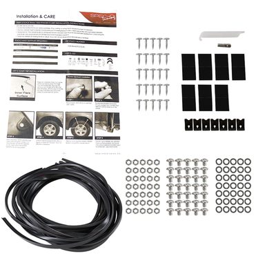 2009-2018 Dodge RAM 1500 / 2019-2021 RAM Classic Textured Rivet Fender Flares