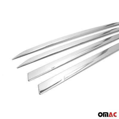 2018-2022 VW Tiguan SWB Side Door Molding Trim Skirt Garnish Stainless Steel