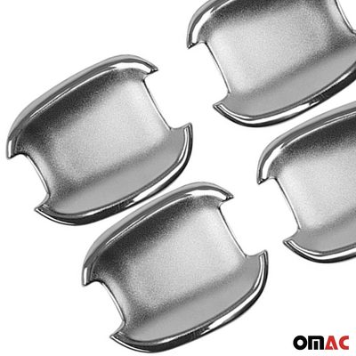 2004-2011 Pontiac G3 & G3 Wave Car Door Handle Bowl Cover Protector Silver Chrome